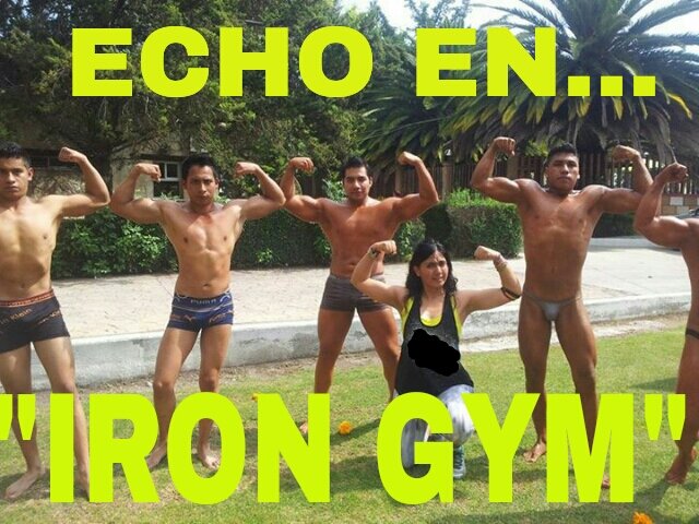 el deporte es un estilo de vida,ven a iron gym y haslo parte de la tuya.