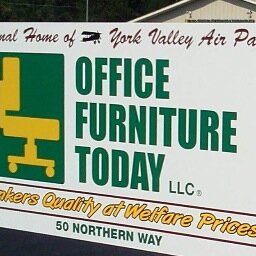 Office Furniture TODAY, York's #1 used office specialists-buying and selling furniture and selling them to you at up to 80% OFF retail. ACROSS FROM WALMART !