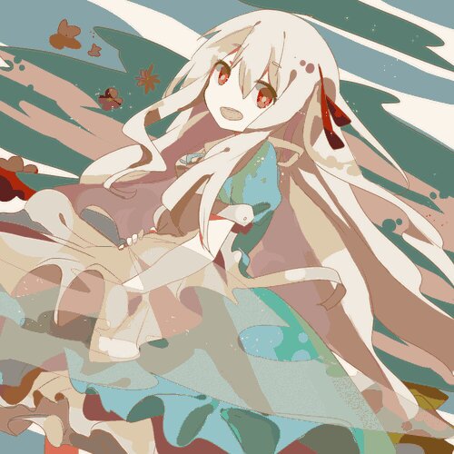 「..D-Don't look at me in t-the eyes..」 
Kozakura Mary, 4th member of Mekakushi Dan. 1/4 Medusa and 3/4 Human.
 [#SugoiFams. IC/OOC. @:Fllbck]