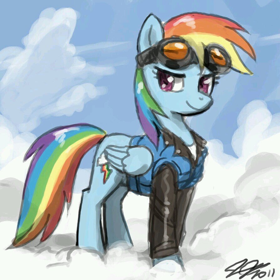 I the fastest mare ever my dream is to join the Wonderbolts.I make friendship 20% cooler #single.#bro @mlp_jared