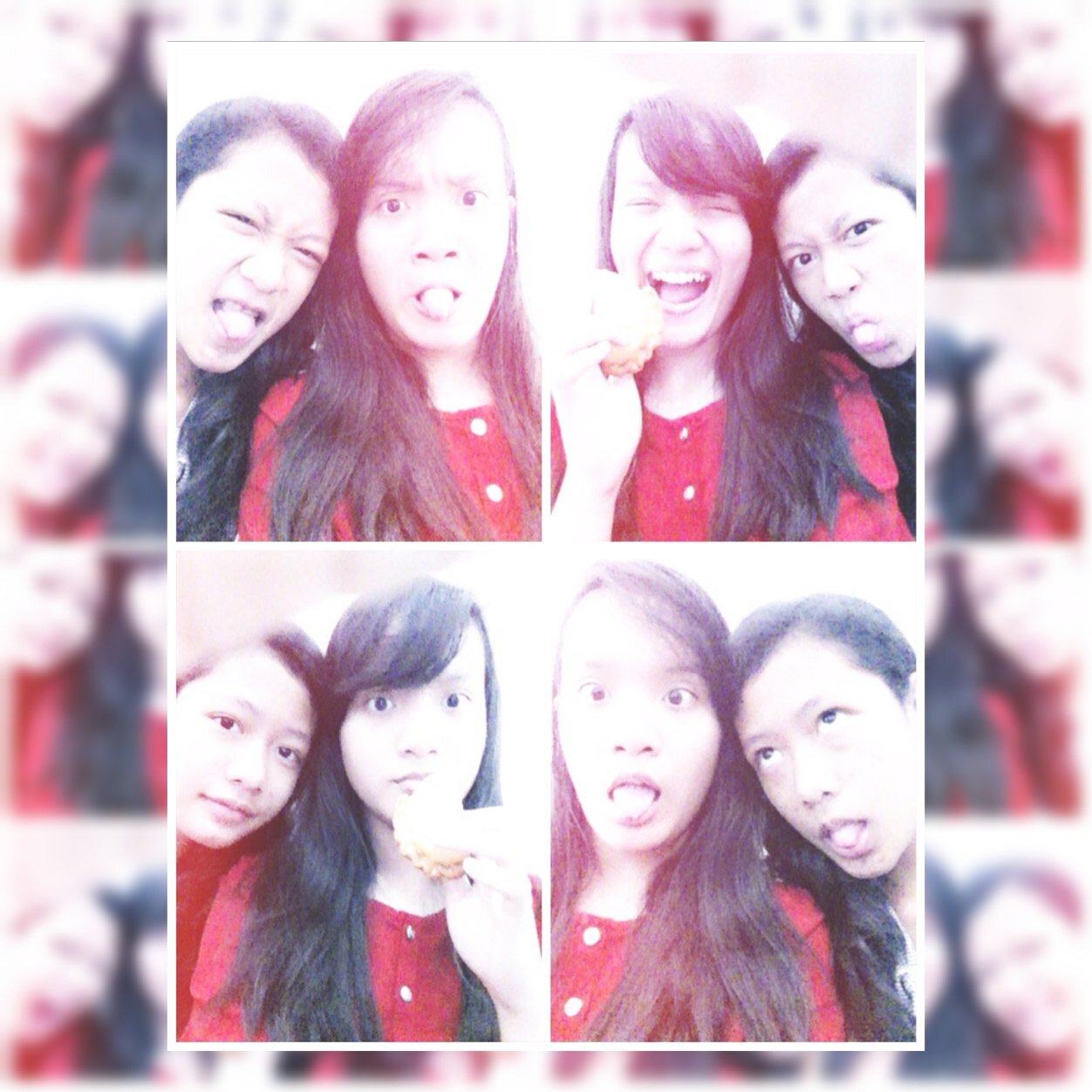 We are - Cecilia Nonifili Yuanita (Ngakak) - and Stephanie Ellora Bayumartio (Lawak)  -cuma.twitter.iseng.kok.hehe-