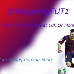 I Am A Fifa Bet Wager Starting Off, You Get a Free 10k Bet when you have betted 10k or more, coin selling coming soon. Be Happy