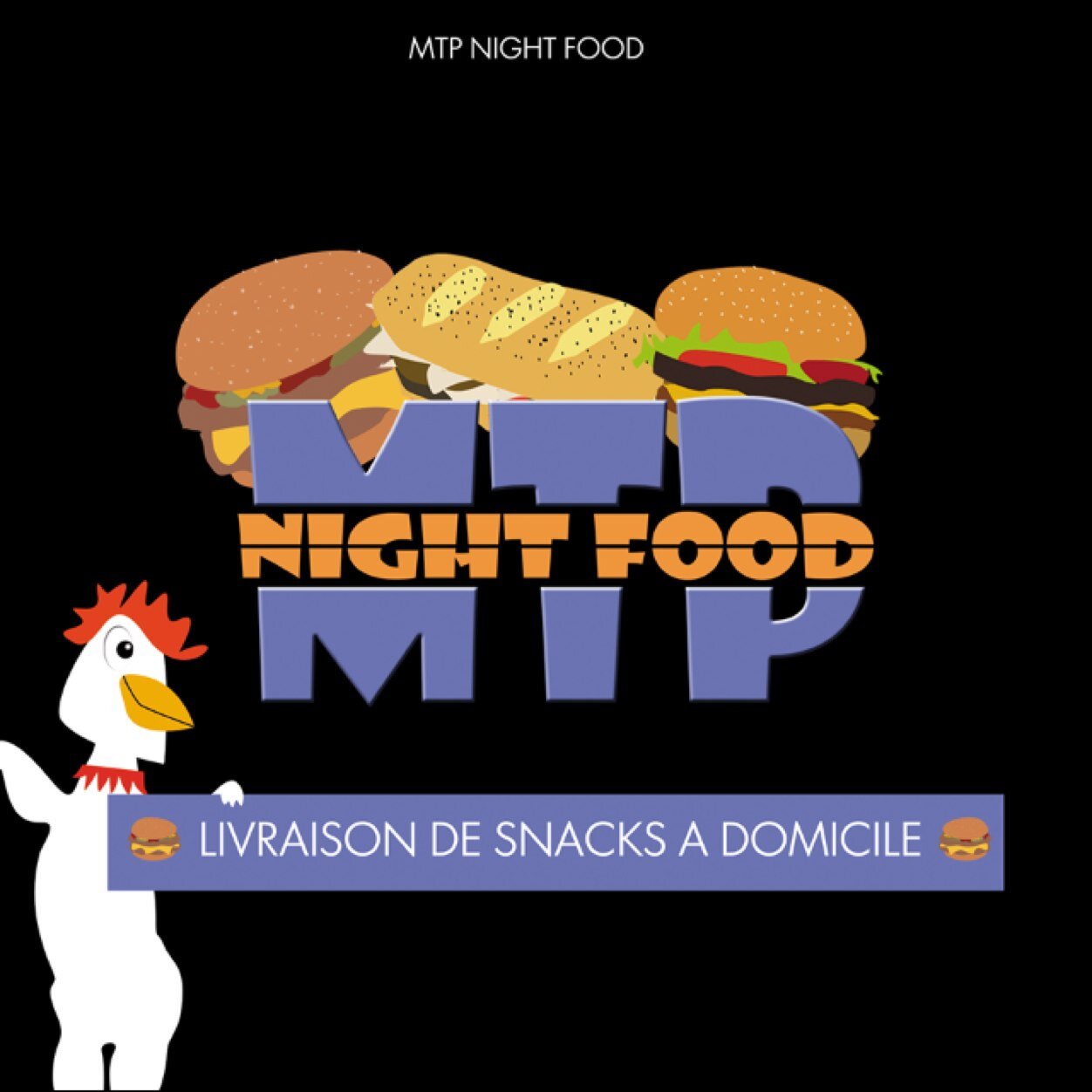 MTPFOOD's profile picture. Livraison de Sandwich à domicile. de 21h30 à 5h du matin. 06 41 95 97 62  /  06 41 59 16 46