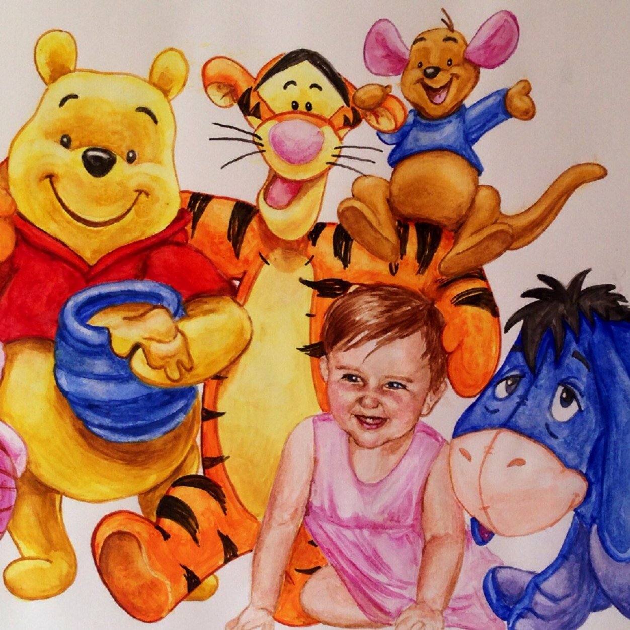 Now taking orders! I paint children's portraits alongside their favourite cartoon characters. 
UK 
Artymoone@hotmail.co.uk