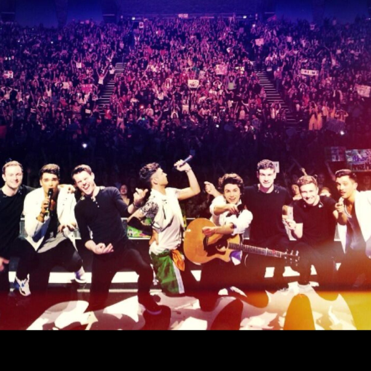 Follow me and I'll follow back! If I don't straight away, just ask! :) 2 out of 4 plus band account! ✌