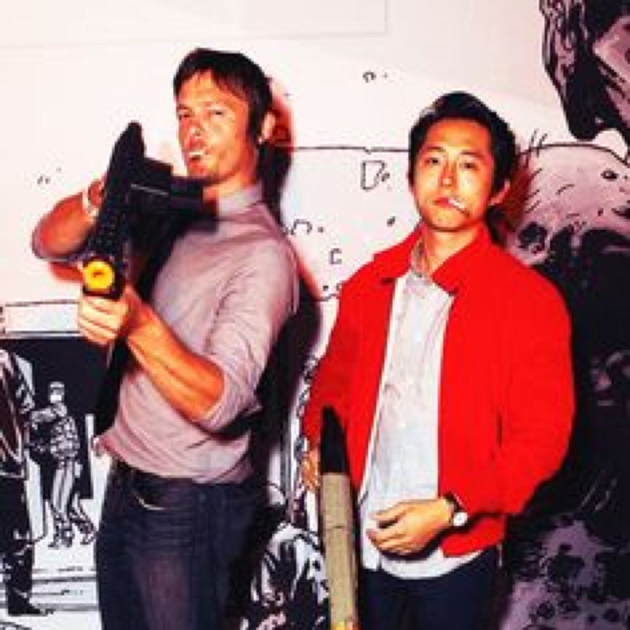Just living the walking dead life, honoured to have some of the wonderful cast follow me - #twdfamily for life