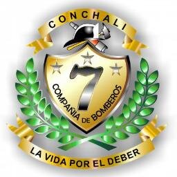 Séptima Bomberos Conchalí Huechuraba. Su lema La vida por el deber ha sido nuestra consigna por más de 25 años al servicio de la comunidad.