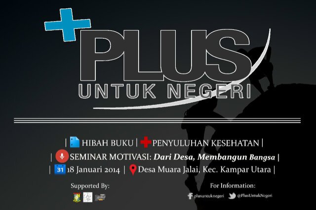 Ada sekeping kebahagiaan abadi yg sebenarnya merupakan kebahagiaan hakiki bagi kita yakni Saling Berbagi. Bersama @SMANPlusRiau & @ikasmanplusriau Januari 2014