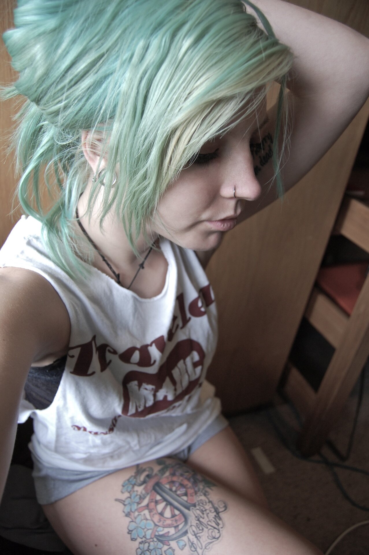 I still remember the first time I fell for you, I haven't gotten up since.