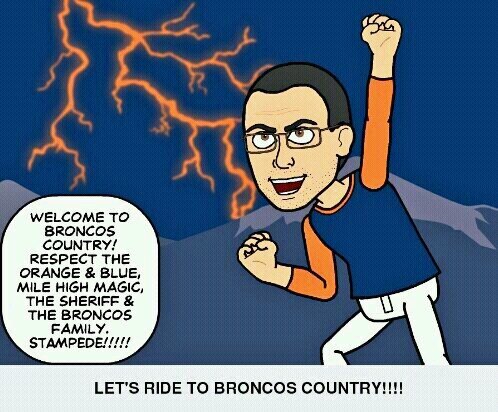 A true Blue and Orange Broncos fan for life. Mile High Magic. United in Orange. For my comedy, follow @TKComedy2013 & @Travisphere2014