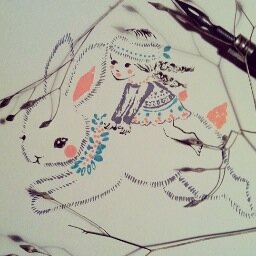 Inspired by fashion, folk art and fairytales, I'm a designer/illustrator/writer who is lucky enough to be doing what I love. Follow me....into the clouds!