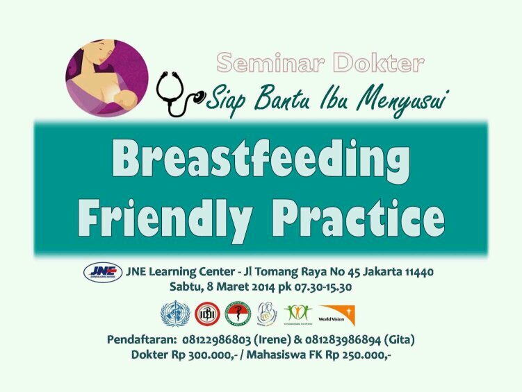 'Breastfeeding Friendly Practice for Doctors' CP: Irene 08122986803 | BB 2861195E