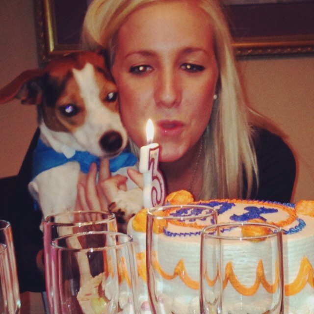 Delta Zeta. ❤️my puppy, Graham. 22 yrs old