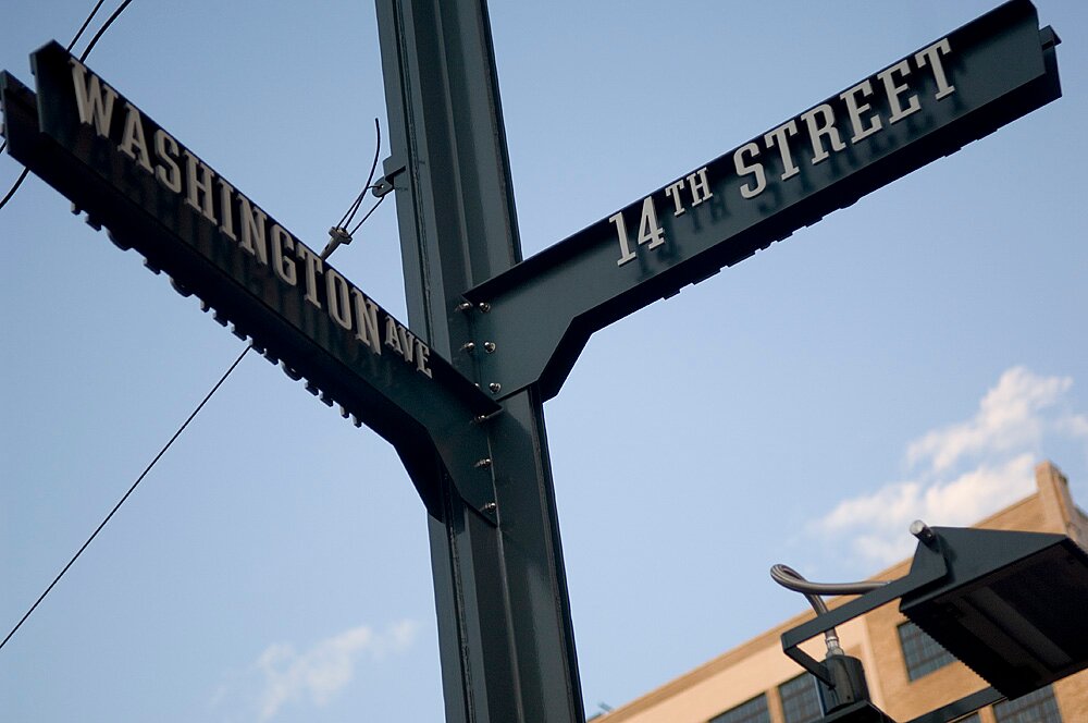 Offstreet parking = no city tickets. Weekdays $1/hr. Gated. Lit. Secure. Credit cards accepted.  Near Lucas Park Grille.  Enter next to green Commerce Bank ATM.