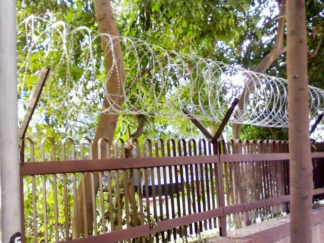 We are manufacturer of security  fencing like punched tape concertina coil, Razer blade wire,barbed wire,chainlink
