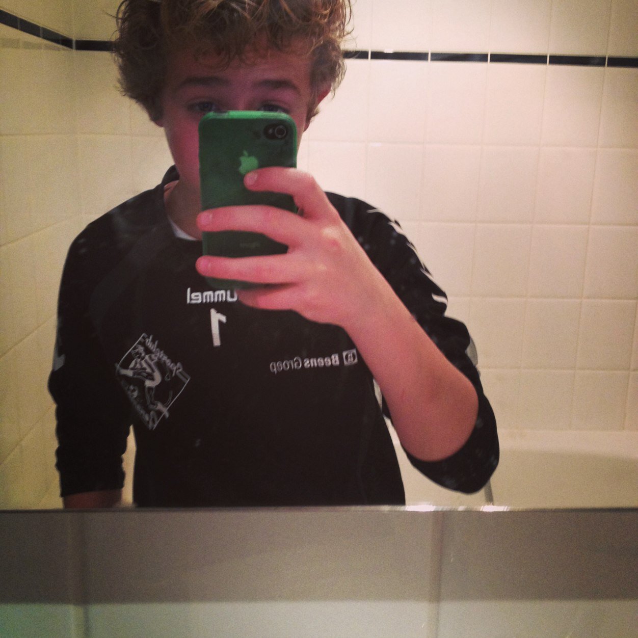 - voetbal is het mooiste wat er bestaat - D1 - keeper - 11 jaar jong - blond - klein - genemuiden - groep 8 - matties-