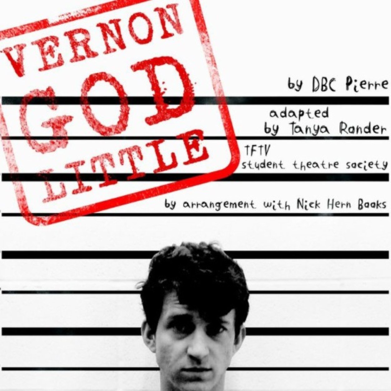 TFTV Theatre Society's exciting new production of Vernon God Little. Black Box Theatre @TFTV_YORK on 6th-8th February 2014. Tickets at https://t.co/JBkPqNAo53
