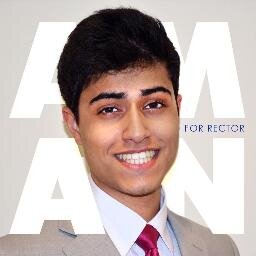 Make the right choice for Queen's. Pick Aman for Rector!