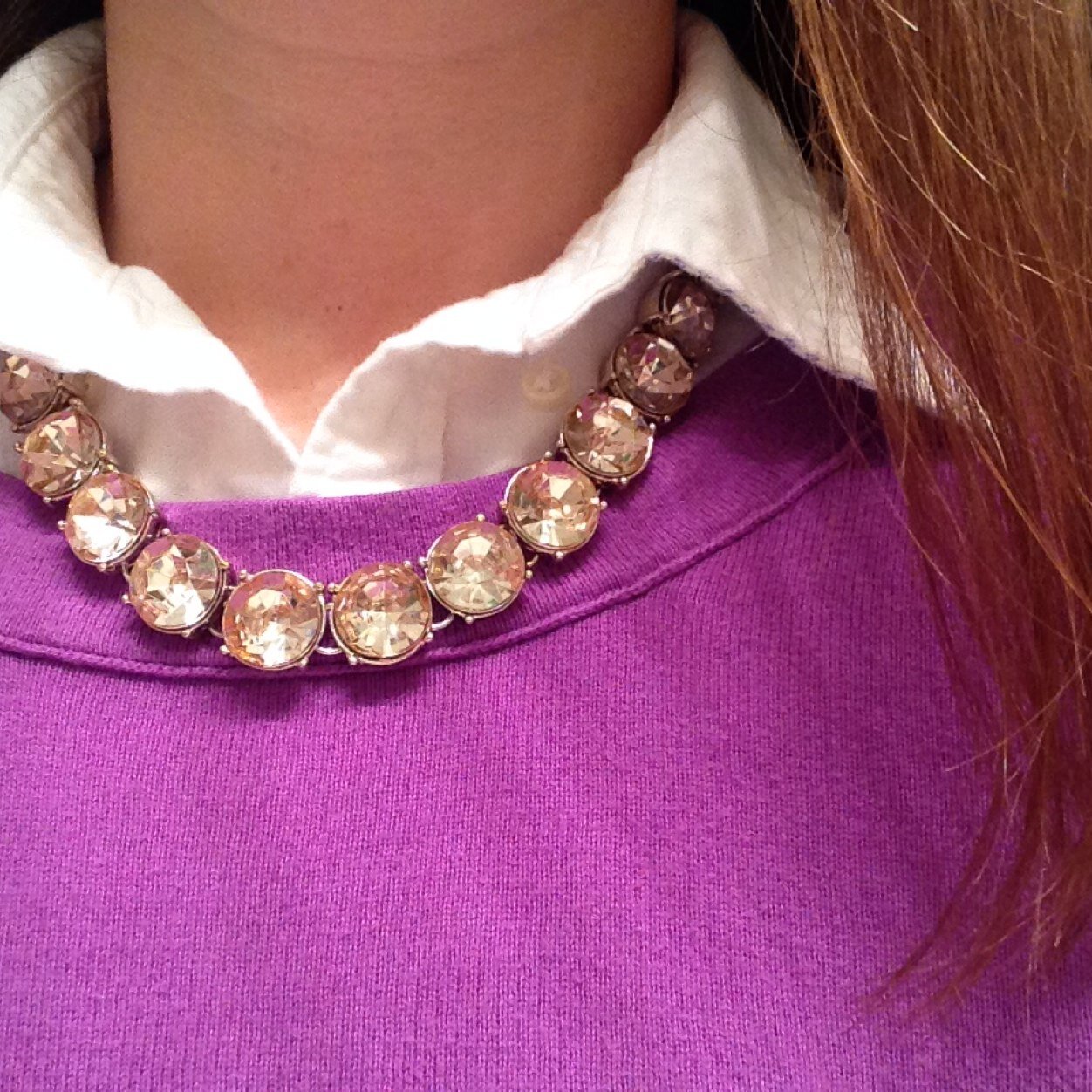 Stars, stripes, and pearls.