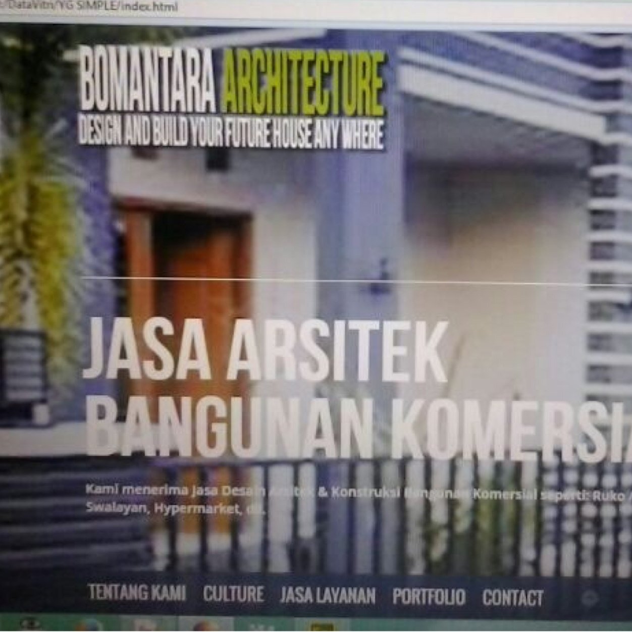 BOMANTARA ARCHITECTURE running on October 2011 by Ms. Vitri  and friends as a team to create an Consultant And Contractor Architecture in Jakarta