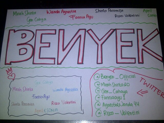 Benyek_Official's profile picture. Admin : @mirahshinta20 , @Gek_cahaya , @Fanniaayu01 , @agnestiawanda44 , @Riska_Valentini, @Wiraputri2 @sintaparamita5  @SoniaAdilina