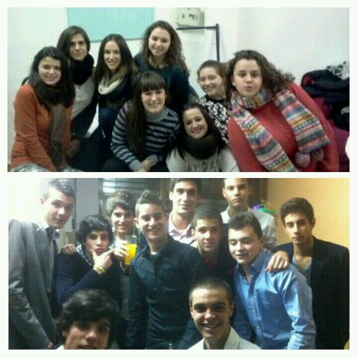 Grup de 16 xics i 10 xiques d'Alaquàs,sans, estudiosos i amants de la vida.