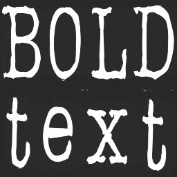 Bold_Text Profile Picture
