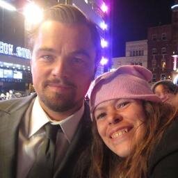 Met Leo first 9/01/2014 and told him he deserves an Oscar! I met Leo for the second time on the BAFTAs Red Carpet :)