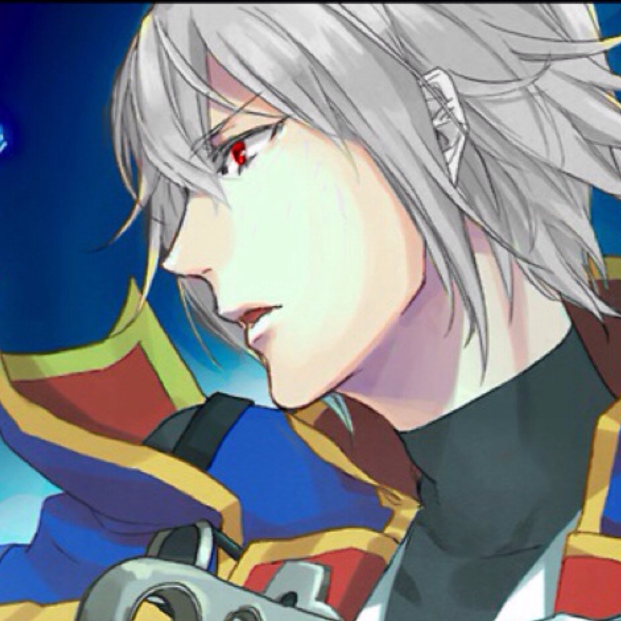 AlbinoJin22's profile picture. I am major Jin Kisaragi, and I swear that lieutenent Noel better get the hell out of my face. #BlazBlueRP #MVRP #Single #CalamityTriggerCanon #Albino!Jin.