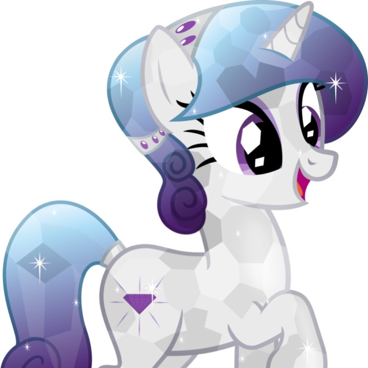 I'm Clarity Bell! I make star charts for the Crystal Empire. I had my own observatory, too, until it burned down...