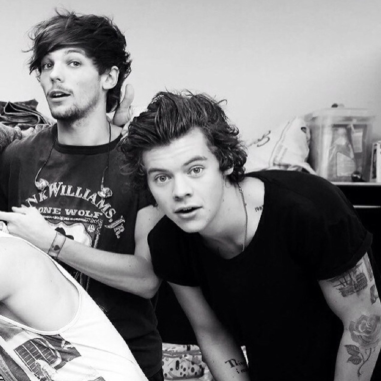 If this room was burning, I wouldn't even notice, cause I've spent all night reading Larry fanfics, Larry fanfics...