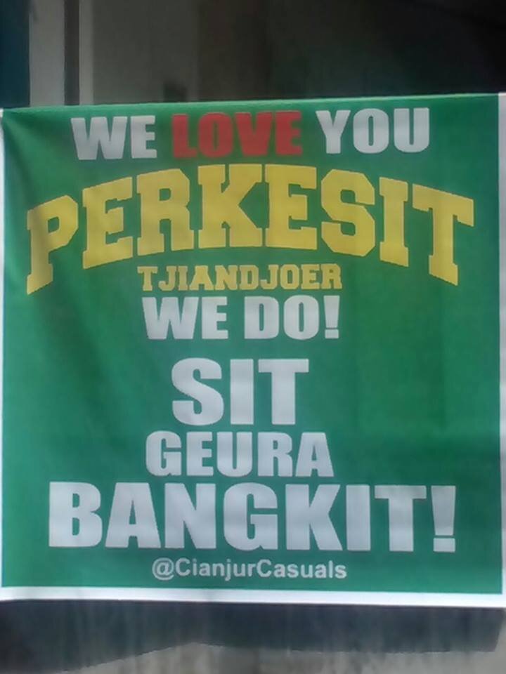 Pendukung PERSATOEAN KESEBELASAN-KESEBELASAN SEPAKBOLA INDONESIA TJIANDJOER - CIANJUR