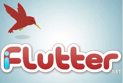 iflutter's profile picture. Flutter that is one-upping Twitter by reducing their character count from 140 to 26. They are the leading (and only) company in the world of nanoblogging.   R