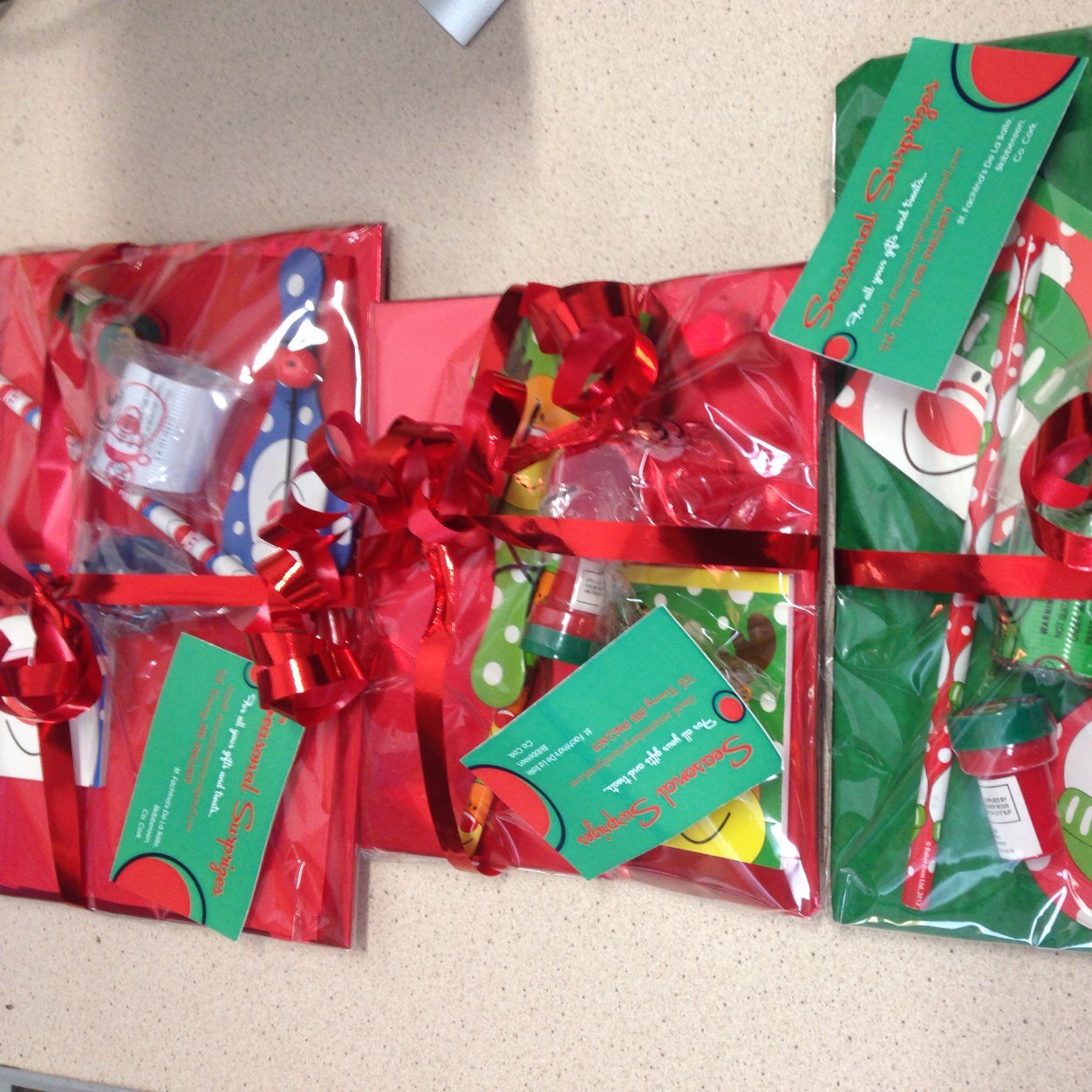 Mini Company St. Fachtna's De La Salle supplying party bags for children's parties and other seasonal events. seasonalsurprizes@gmail.com