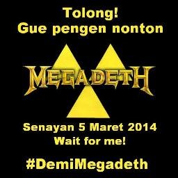 Akun NON Komersial utk info ttg Megadeth di Indonesia nanti & Media iklan gratis buat metalhead yg hendak umroh di senayan nanti.