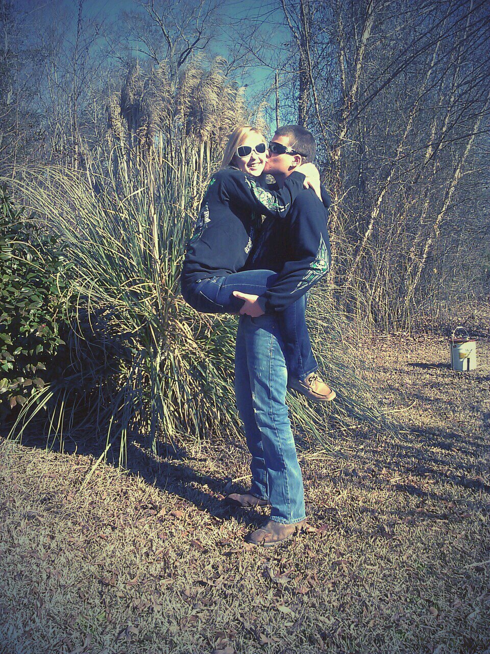 Ain't nothing in the whole wide world like a southern girl... #daddysgirl #engaged Timmy Mills is my everything. Lucas is my world!