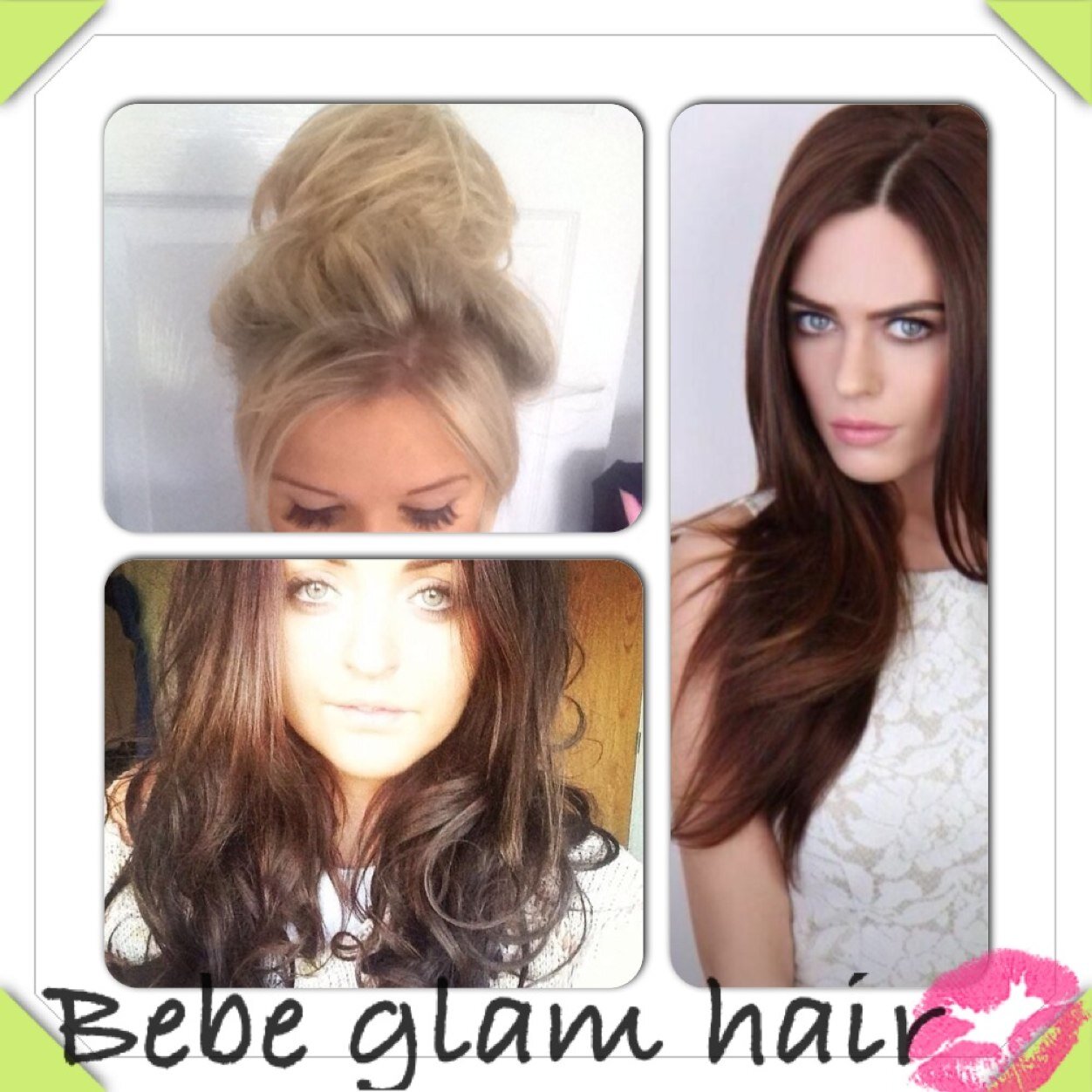 bebe glam & go hair extensions, big fabulous celebrity style hair in minutes, Midland based