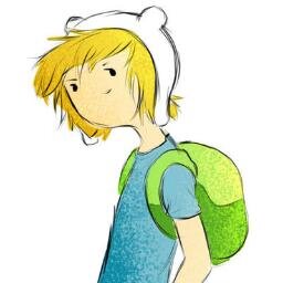 Holaaaa soy Finn,el último humano ( T_T) vivo con mi mejor amigo y hermano Jake el perro,mi novia es la princesa llama jijijijiji.¡¡Y soy el héroe de Ooo!!