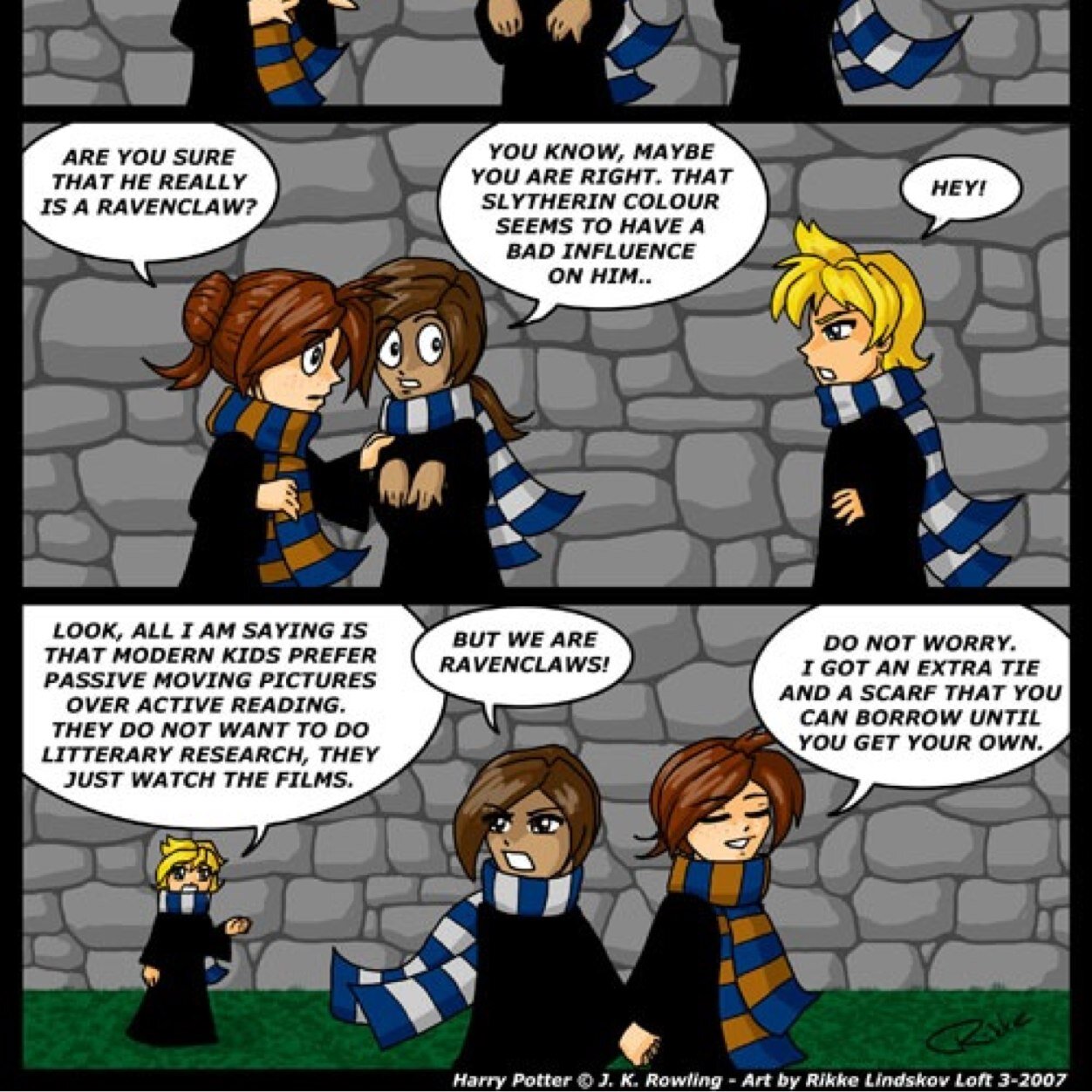 Die Farben sind blau und BRONZE, nicht silber!!! | Ich mache diese komischen Striche nur, weil es so im Twitter-Vertrag steht | Ravenclaw ist beschde!