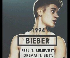 Supporting Justin Bieber since 09 and always supporting him