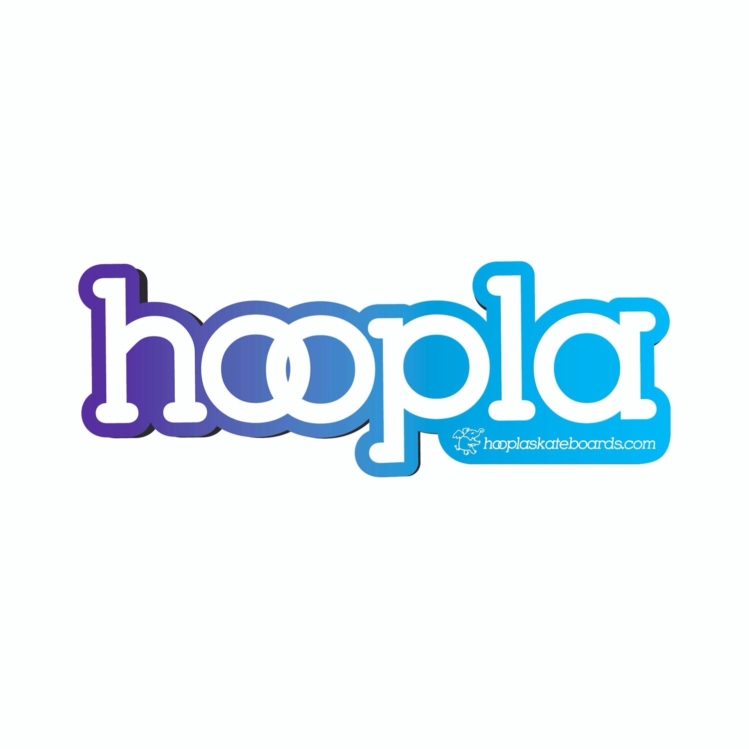 Hoopla is about being creative & having fun! We hope to encourage girl’s participation and progression in skateboarding while offering fun graphics for all.