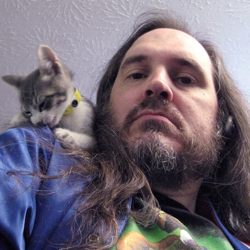 Is that a kitten on my shoulder, or am I just happy to see you?