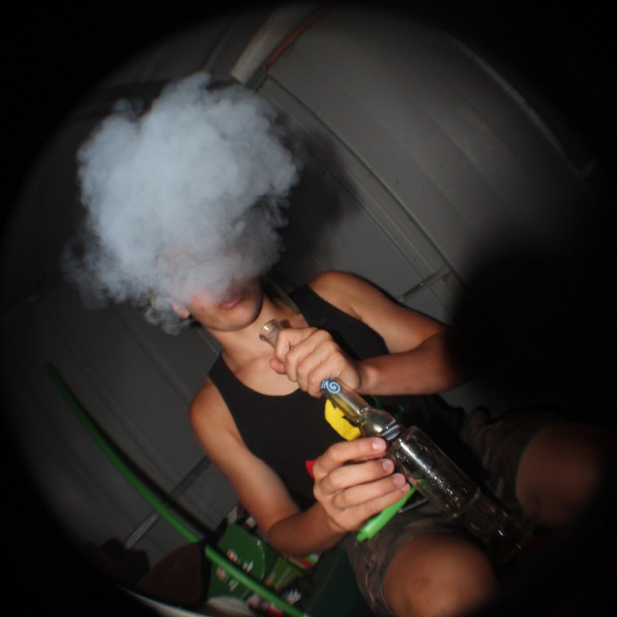 just a typical guy smoking lots of weed and taking some dope pictures at the same time nj
