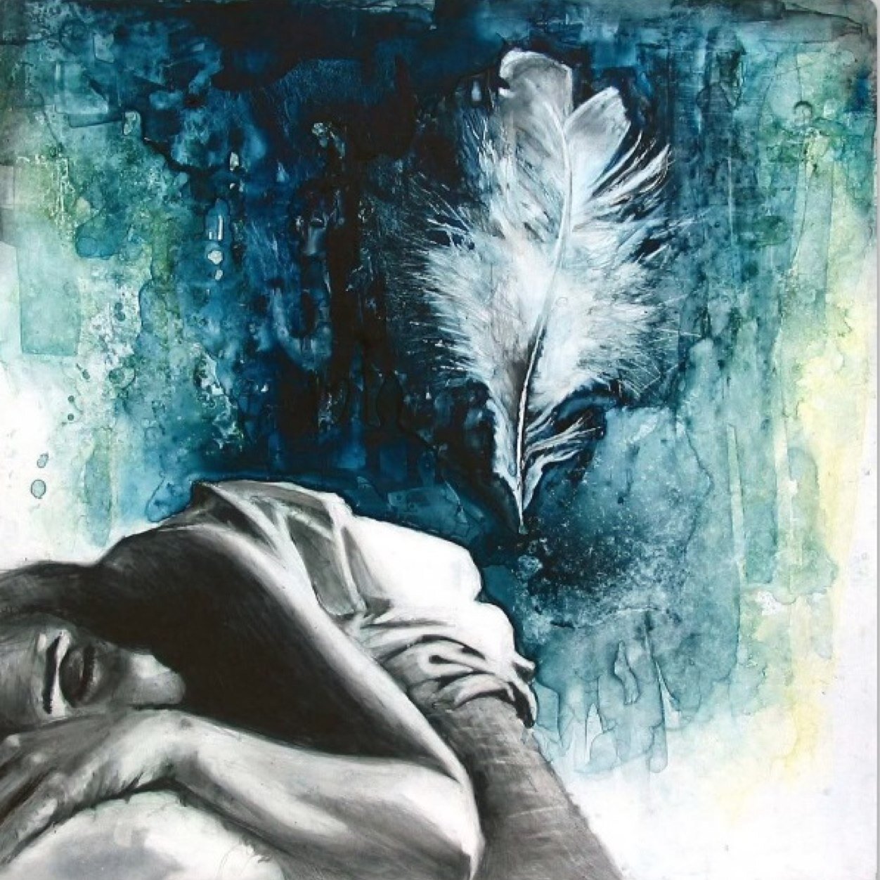 She could paint a lovely picture but this story has a twist, her paintbrush was a razor, her canvas was her wrist