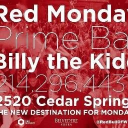 Red_Mondays's profile picture. The only place to party in Dallas on Mondays #RedBullRedMondays at Prime bar 2520 Cedar Springs