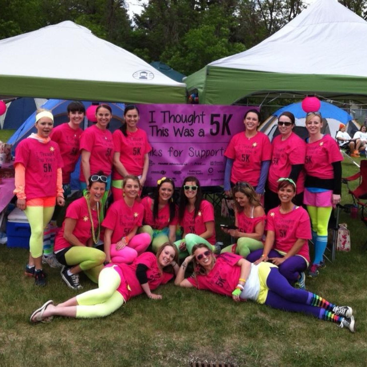 Relay For Life Team.. oncology nurses and physiotherspist devoted to the cause!