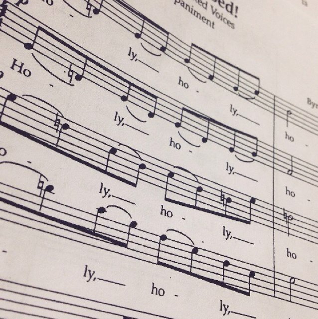 This is where music nerds come together through their musical bonds anywhere from choral masterworks to broadway showtunes. Sheet music is our bible.