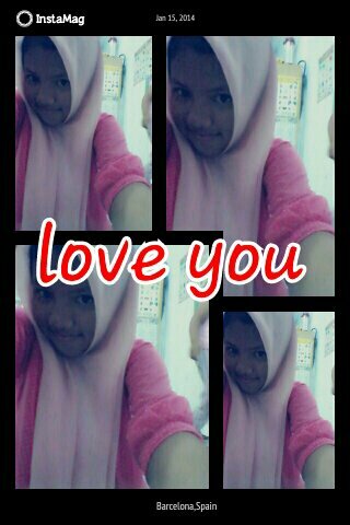 Ak sayang banget sama kamu sayang :* :* :* :* :* kita jngan pisah2 y sayang :* :*