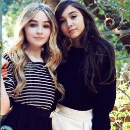 My idol told me that she loves me. I love Sabrina & Rowan. These girls changed my life. Sabrina and Rowan follows ♥
