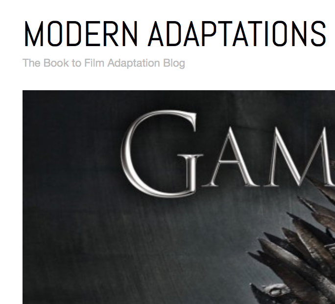 A Blog on Modern Book Adaptations